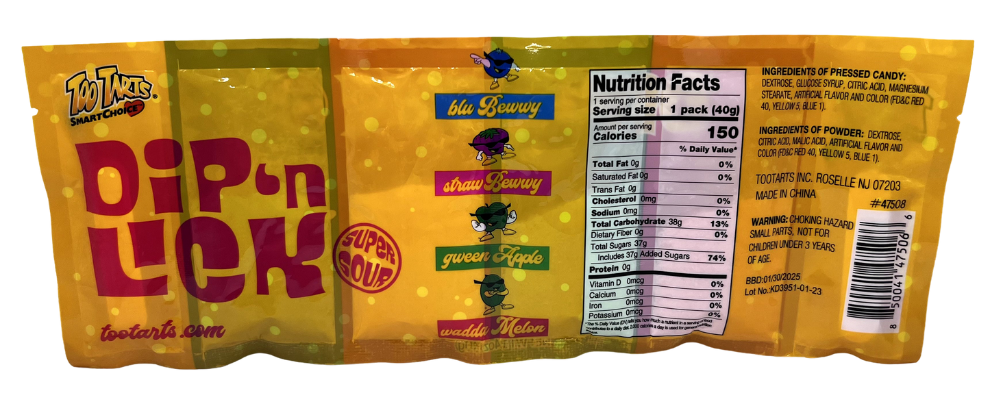 Too Tarts Dip 'n Lick - The Sour Alchemist's Brew